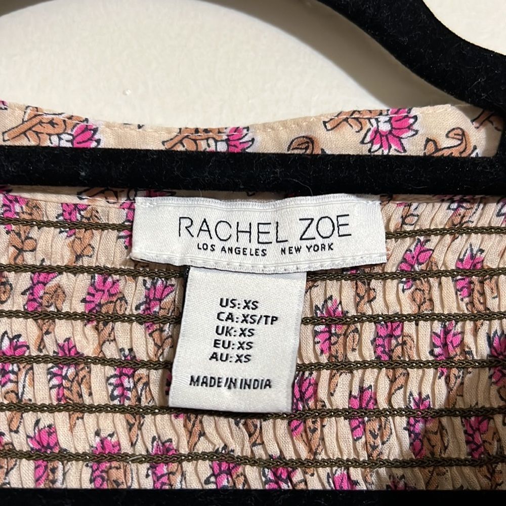 Rachel Zoe cotton boho floral pleasant top - Picture 3 of 4